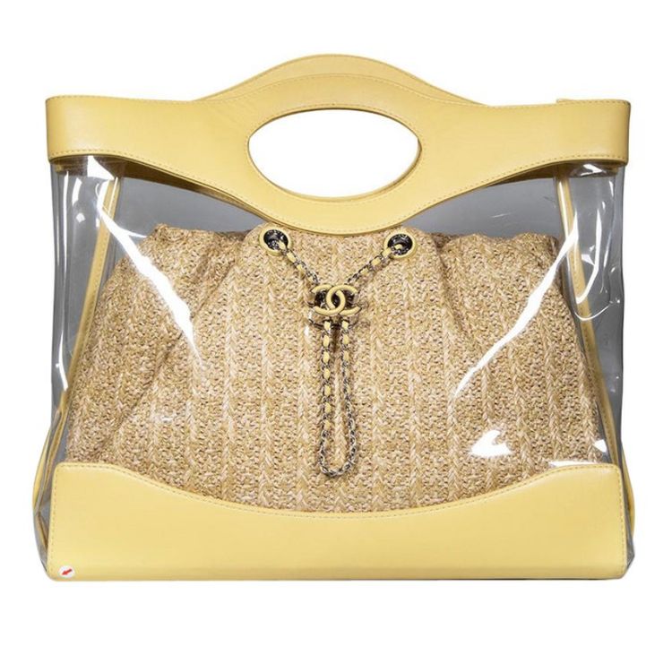 Chanel Chanel Yellow PVC 31 Shopping Tote Satchel 2018-2019  product image